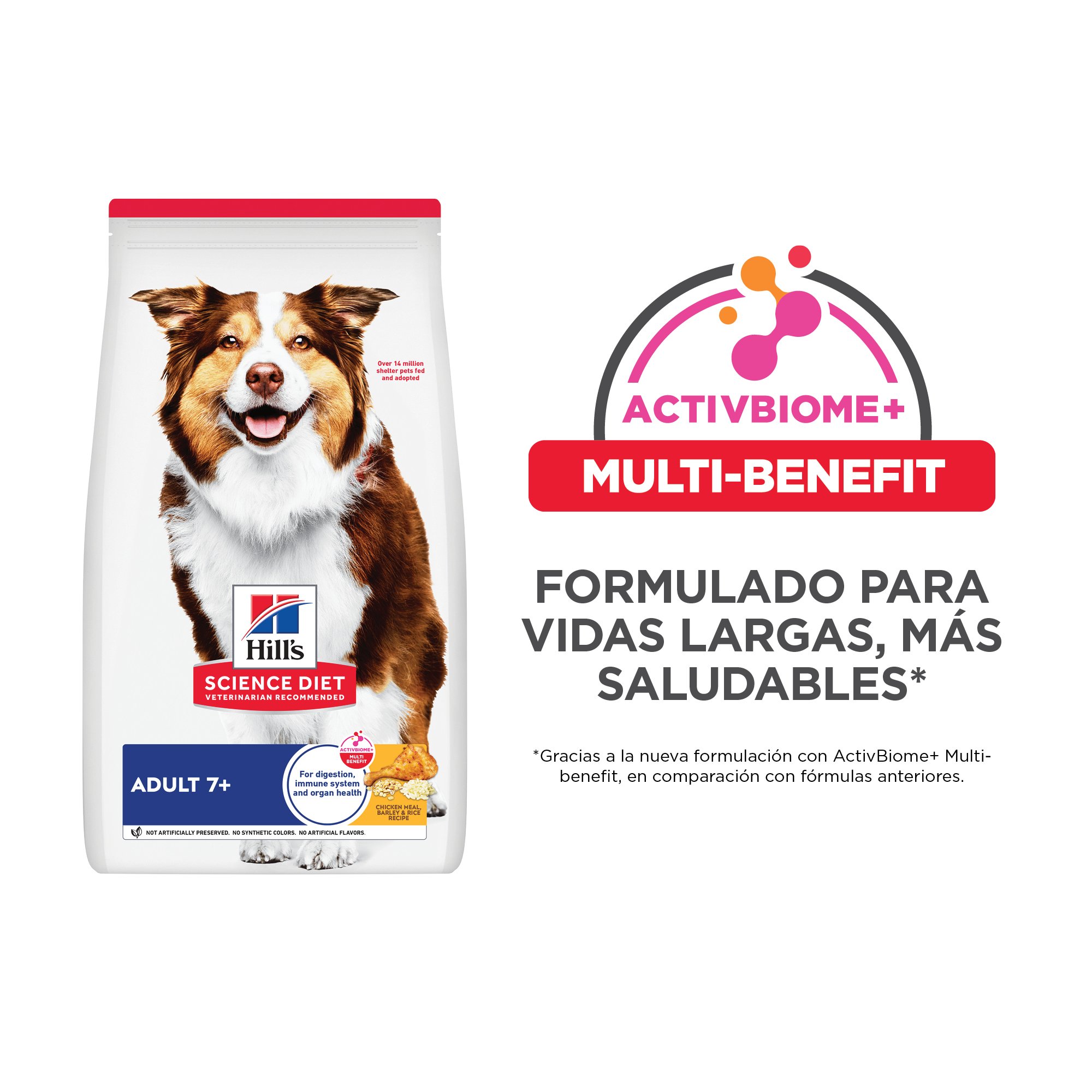Hill's Science Diet Adult 7+ Alimento para perro senior sabor pollo 12Kg