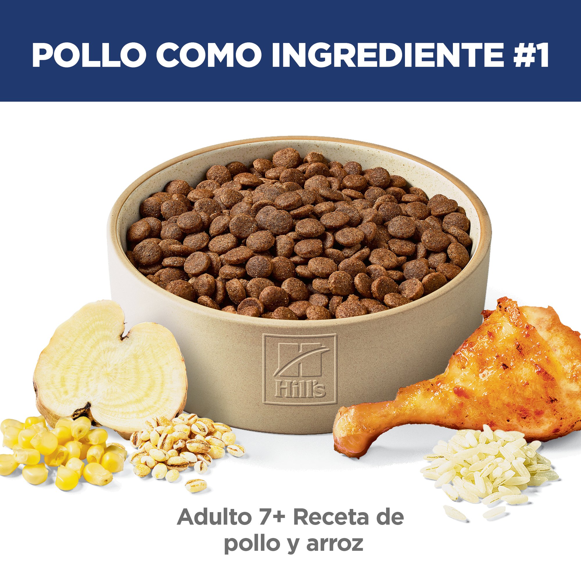 Hill's Science Diet Adult 7+ Alimento para perro senior sabor pollo 12Kg