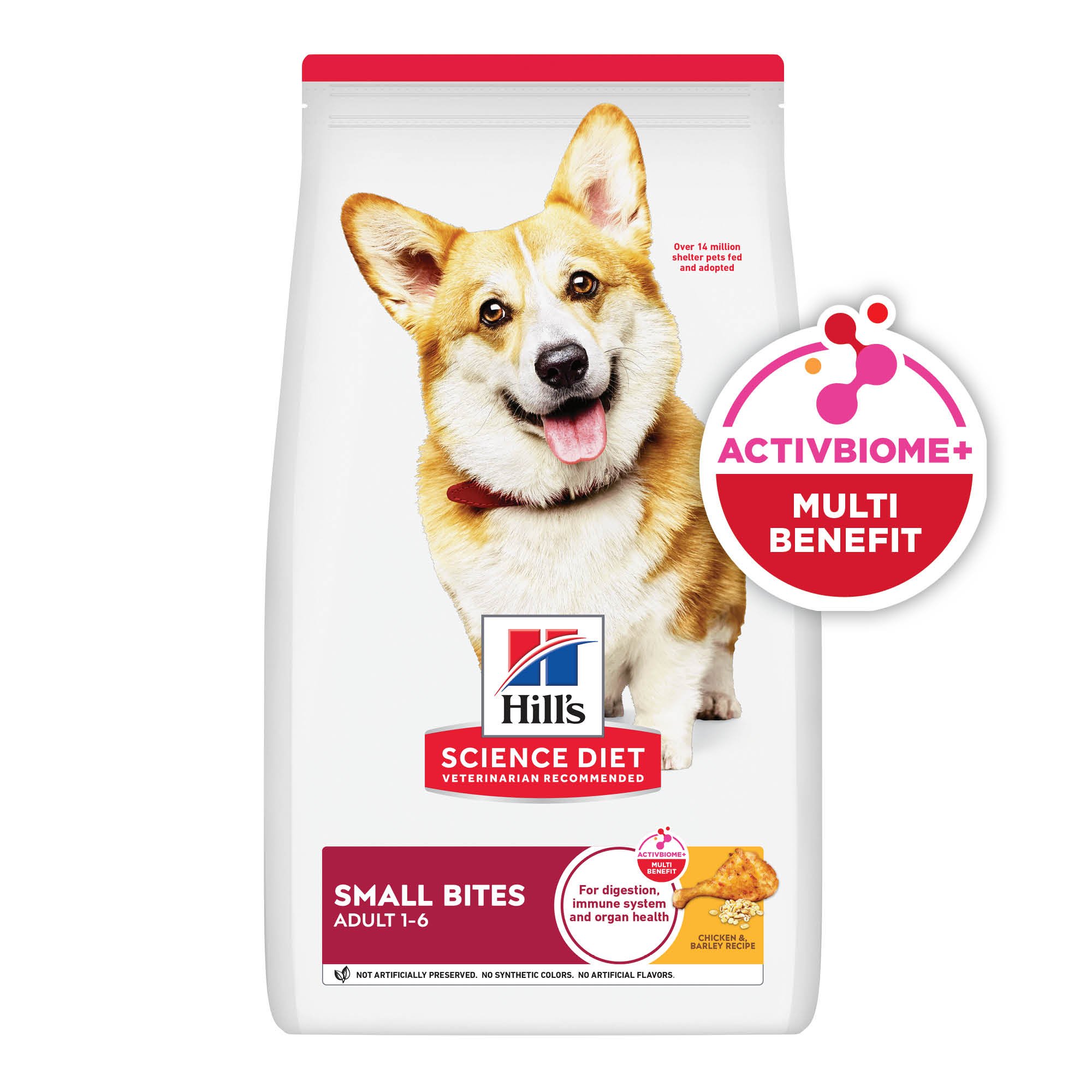 Hill's Science Diet Small Bites Alimento para perro adulto bocados pequeños Receta de Pollo 2Kg