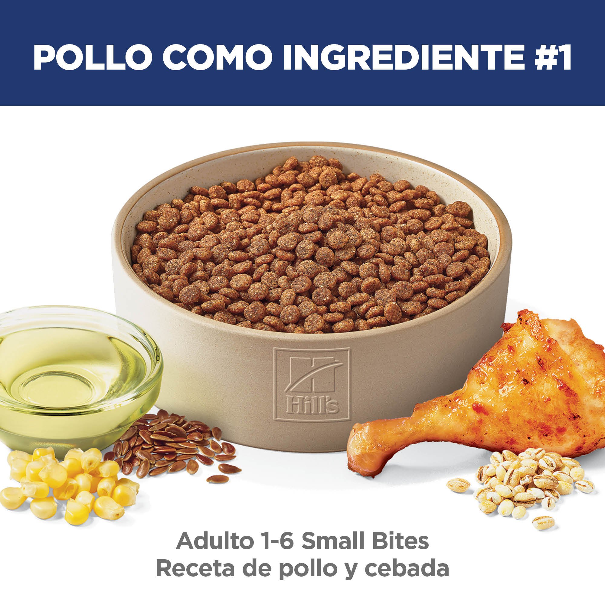 Hill's Science Diet Small Bites Alimento para perro adulto bocados pequeños Receta de Pollo 2Kg