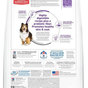Hill's Science Diet Sensitive Stomach & Skin Alimento para perro adulto raza pequeña piel/estómago sensible 7Kg: imagen 2