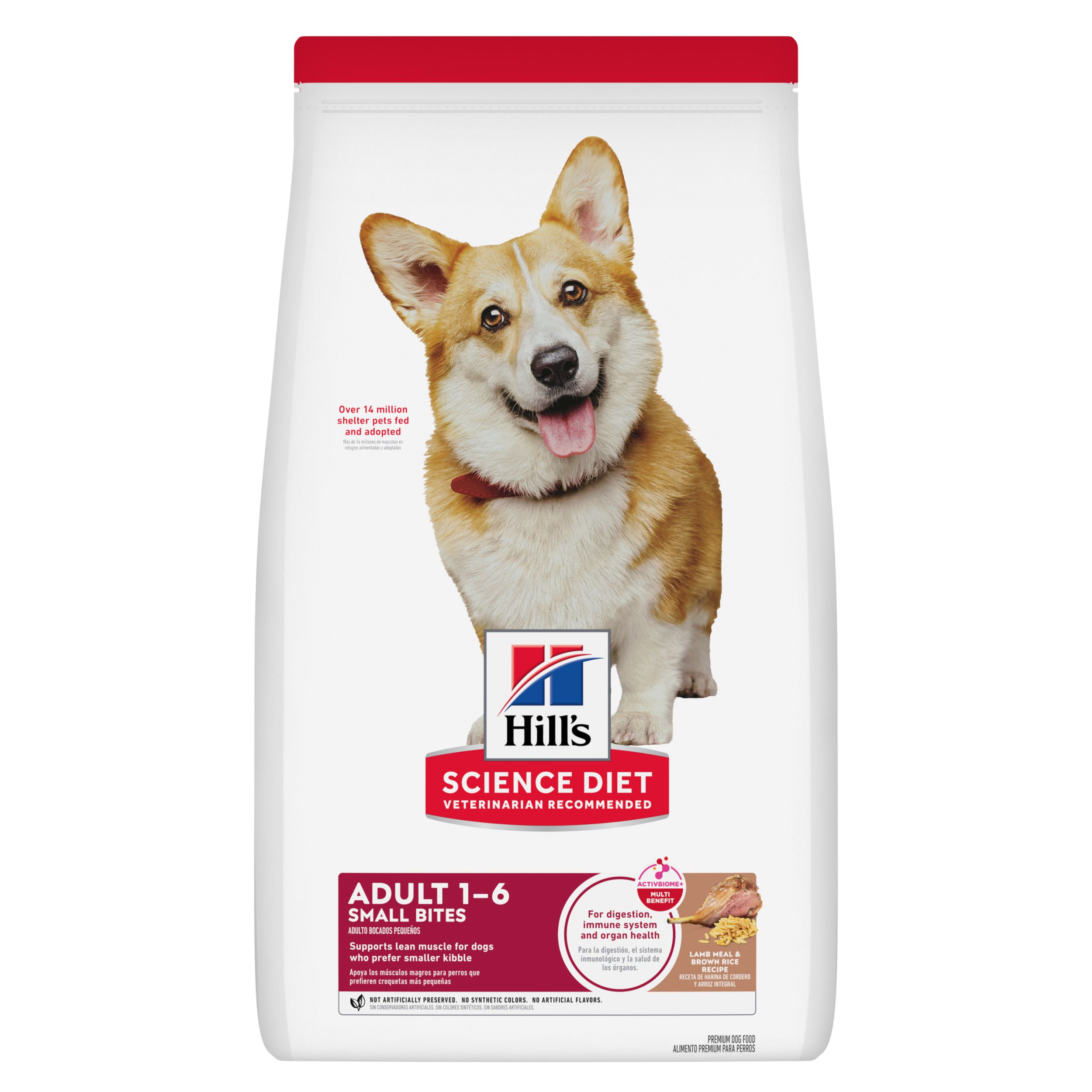 Hill's Science Diet Small Bites Alimento para perros bocados pequeño Receta de Cordero 2 Kg
