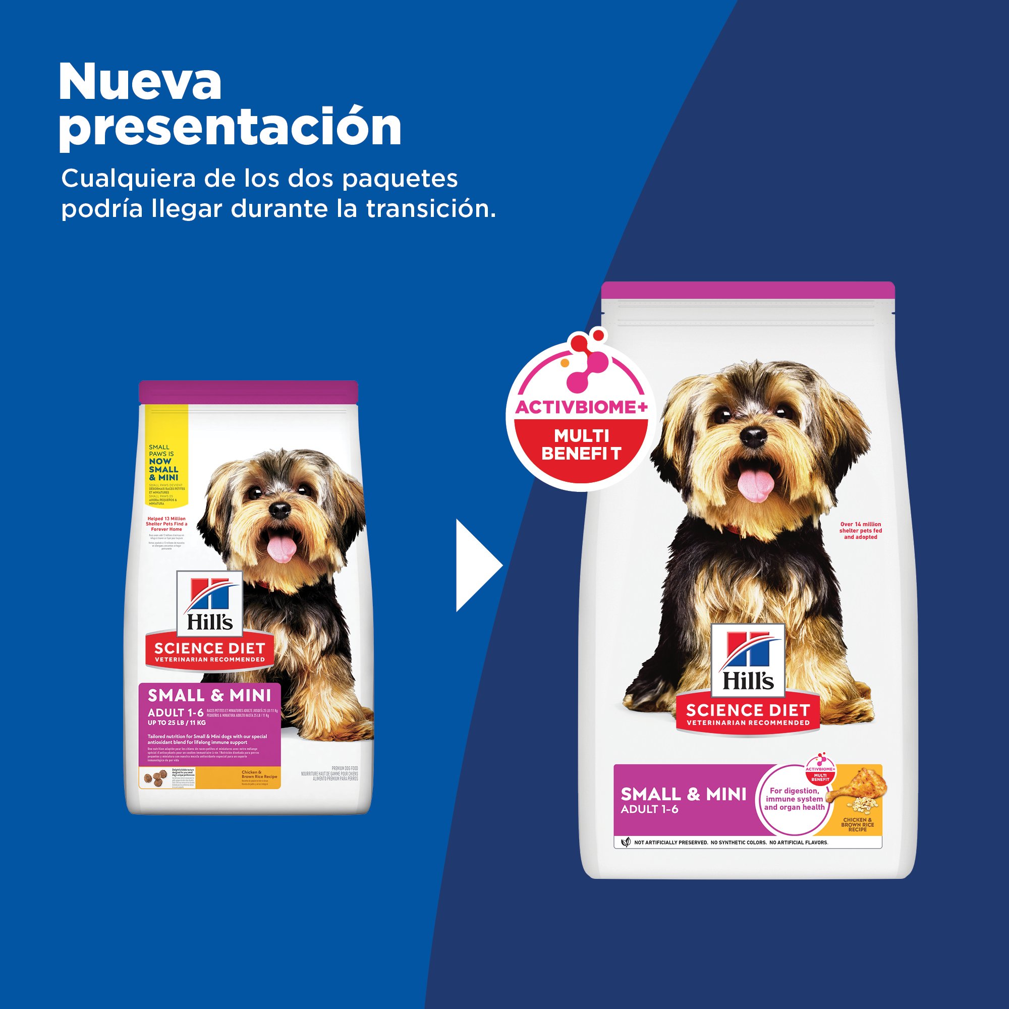 Hill's Science Diet Small&Mini Alimento perro adulto raza pequeña y mini Receta de Pollo2Kg