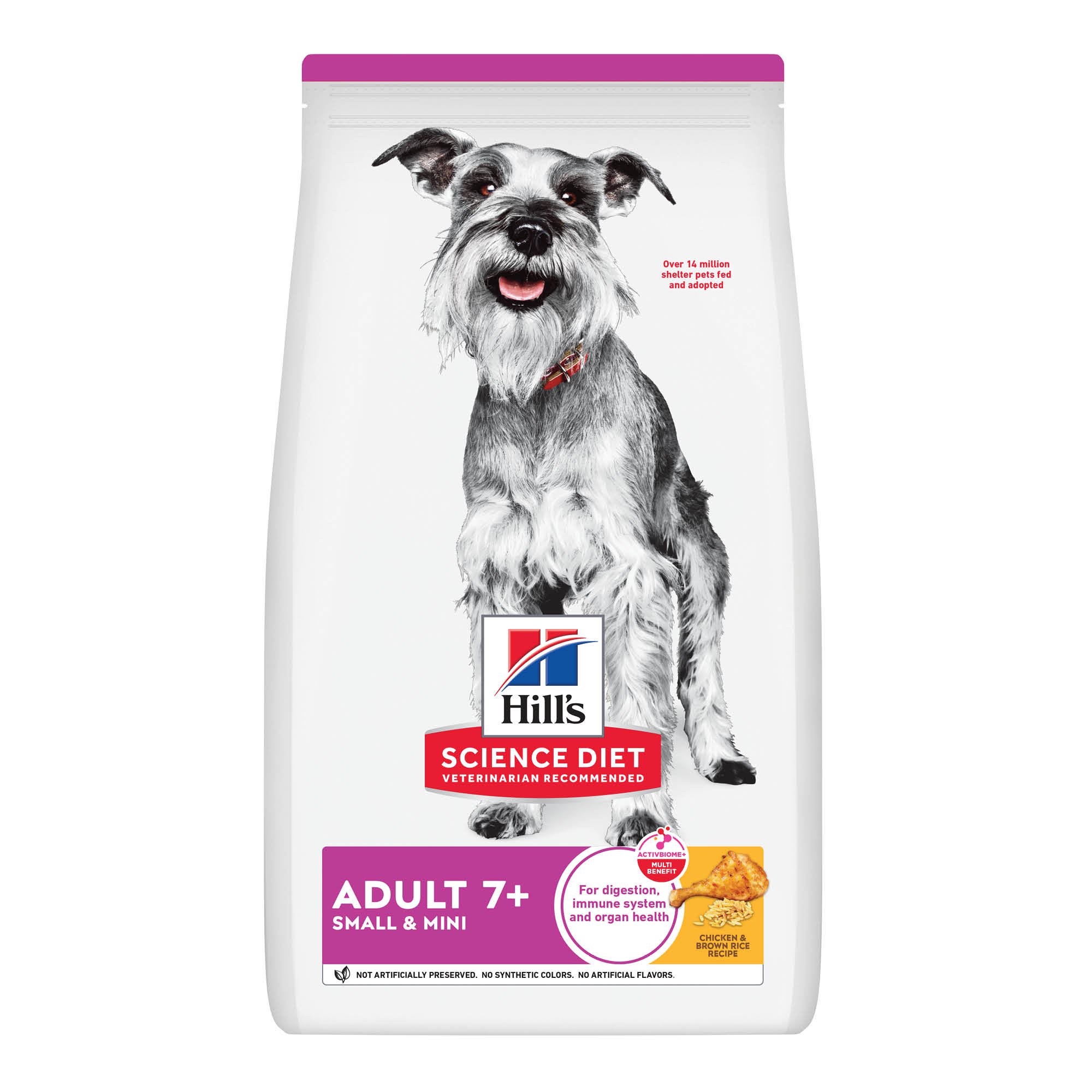 Hill's Science Diet Small&Mini Adult 7+ Alimento para perro senior raza pequeña y mini 2Kg