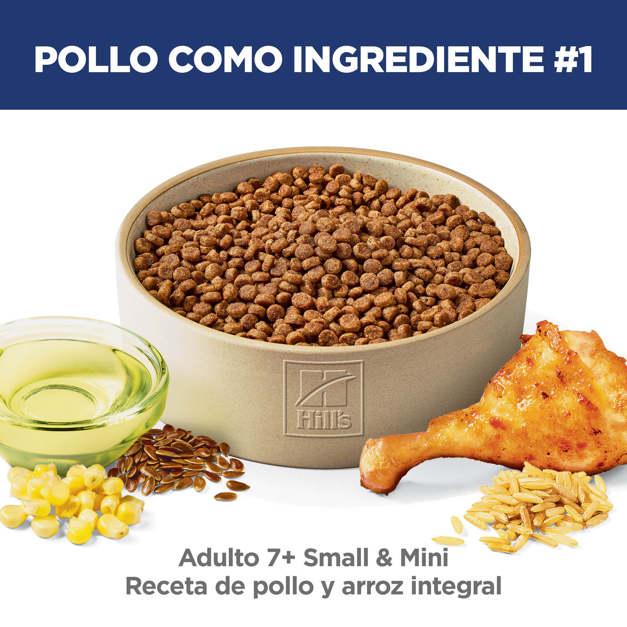 Hill's Science Diet Small&Mini Adult 7+ Alimento para perro senior raza pequeña y mini 2Kg