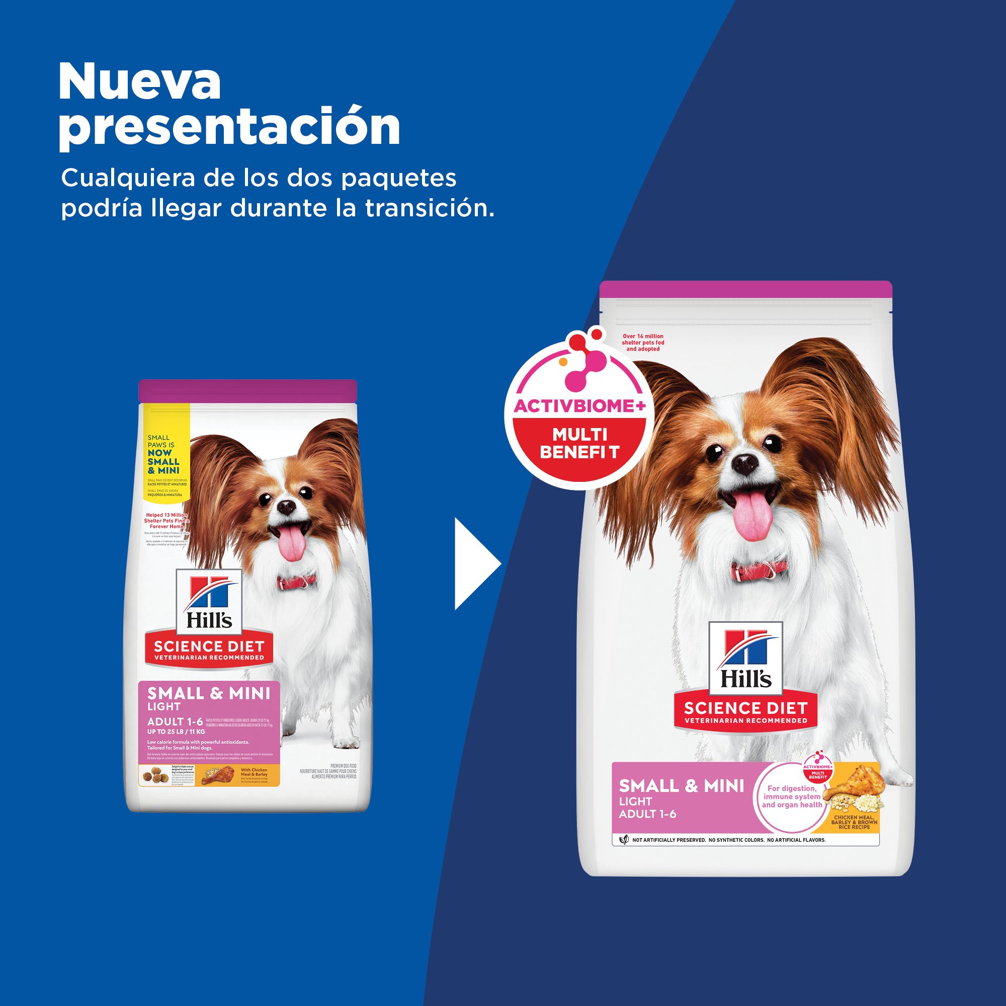 Hill's Science Diet Small&Mini Light Alimento perro adulto bajo en calorías raza pequeña 7Kg