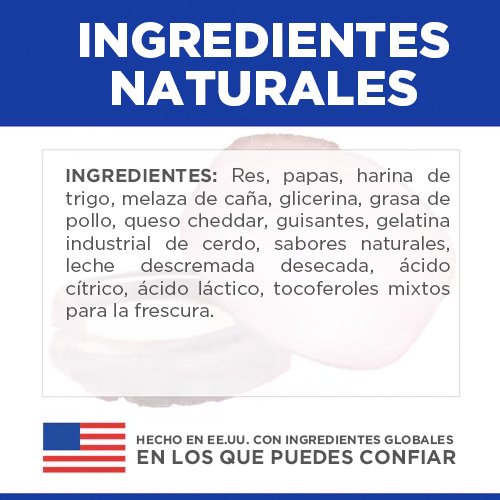 Hill's Sicence Diet Premios para perro sabor crema de maní y banana 227g